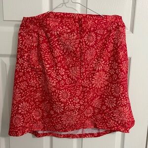 RipSkirt Hawaii Size L, Velcro Skirt, Swim Skirt, Pink Floral Pattern